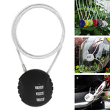 Maxbell Motorcycle Helmet Lock Cycling lock Universal mini Backpack Black