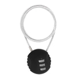 Maxbell Motorcycle Helmet Lock Cycling lock Universal mini Backpack Black