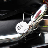 Maxbell Motorcycle Helmet Lock Cycling lock Universal mini Backpack Silver