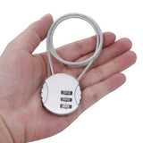 Maxbell Motorcycle Helmet Lock Cycling lock Universal mini Backpack Silver
