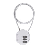 Maxbell Motorcycle Helmet Lock Cycling lock Universal mini Backpack Silver