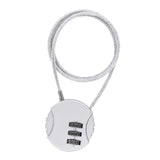 Maxbell Motorcycle Helmet Lock Cycling lock Universal mini Backpack Silver