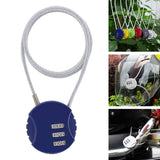 Maxbell Motorcycle Helmet Lock Cycling lock Universal mini Backpack Blue