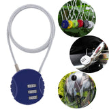 Maxbell Motorcycle Helmet Lock Cycling lock Universal mini Backpack Blue