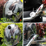Maxbell Motorcycle Helmet Lock Cycling lock Universal mini Backpack Blue