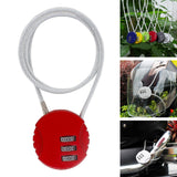 Maxbell Motorcycle Helmet Lock Cycling lock Universal mini Backpack Red
