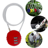 Maxbell Motorcycle Helmet Lock Cycling lock Universal mini Backpack Red