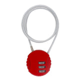 Maxbell Motorcycle Helmet Lock Cycling lock Universal mini Backpack Red