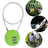 Maxbell Motorcycle Helmet Lock Cycling lock Universal mini Backpack Green