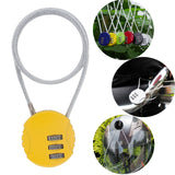 Maxbell Motorcycle Helmet Lock Cycling lock Universal mini Backpack Yellow