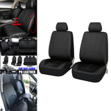 Maxbell Car Seat Covers Classic Washable Luxurious for Most Car Suvs Auto Parts Black 4pcs