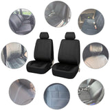 Maxbell Car Seat Covers Classic Washable Luxurious for Most Car Suvs Auto Parts Black 4pcs