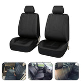 Maxbell Car Seat Covers Classic Washable Luxurious for Most Car Suvs Auto Parts Black 4pcs