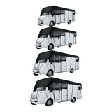 Maxbell Portable RV Caravan Roof Cover Collapsible for Caravan Travel Trailers 5m x 3m