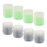 Maxbell 4x Car Tire Valve Stem Caps Luminous Glow in The Dark for Trucks Suvs