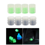 Maxbell 4x Car Tire Valve Stem Caps Luminous Glow in The Dark for Trucks Suvs