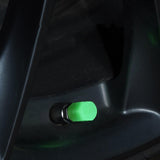 Maxbell 4x Car Tire Valve Stem Caps Luminous Glow in The Dark for Trucks Suvs