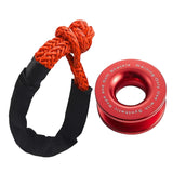 Maxbell Car recover Ring 55000lbs Towing Winch Soft Shackle for SUV Truck with Tow Rope