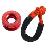 Maxbell Car recover Ring 55000lbs Towing Winch Soft Shackle for SUV Truck with Tow Rope