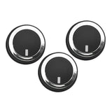 Maxbell 3Pcs AC Temperature Control Knob 84793085 Replacement Black Accessory