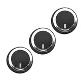 Maxbell 3Pcs AC Temperature Control Knob 84793085 Replacement Black Accessory