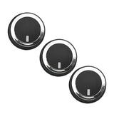 Maxbell 3Pcs AC Temperature Control Knob 84793085 Replacement Black Accessory