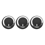 Maxbell 3Pcs AC Temperature Control Knob 84793085 Replacement Black Accessory