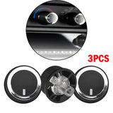 Maxbell 3Pcs AC Temperature Control Knob 84793085 Replacement Black Accessory