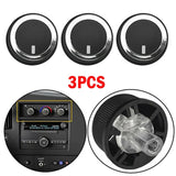 Maxbell 3Pcs AC Temperature Control Knob 84793085 Replacement Black Accessory