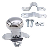 Maxbell Chrome Steering Wheel Spinner Suicide Knob for Cars Vehicles Accessory