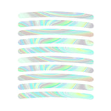 Maxbell Car Wheel Hub Reflective Sticker Exterior Decoration Safety for Cycling 10Pcs