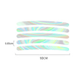 Maxbell Car Wheel Hub Reflective Sticker Exterior Decoration Safety for Cycling 10Pcs