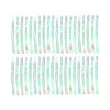 Maxbell Car Wheel Hub Reflective Sticker Exterior Decoration Safety for Cycling 44Pcs