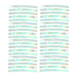 Maxbell Car Wheel Hub Reflective Sticker Exterior Decoration Safety for Cycling 44Pcs