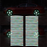 Maxbell Car Wheel Hub Reflective Sticker Exterior Decoration Safety for Cycling 44Pcs