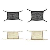 Maxbell Double Layer Car Ceiling Storage Net Adjustable for Towels Tent SUV Black 70cmx50cm