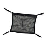 Maxbell Double Layer Car Ceiling Storage Net Adjustable for Towels Tent SUV Black 70cmx50cm