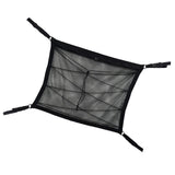 Maxbell Double Layer Car Ceiling Storage Net Adjustable for Towels Tent SUV Black 70cmx50cm