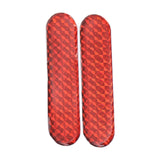 Maxbell 2 Pieces Car Reflective Sticker Auto Reflector Stickers for Pickup Red