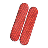 Maxbell 2 Pieces Car Reflective Sticker Auto Reflector Stickers for Pickup Red