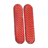 Maxbell 2 Pieces Car Reflective Sticker Auto Reflector Stickers for Pickup Red