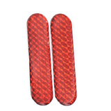 Maxbell 2 Pieces Car Reflective Sticker Auto Reflector Stickers for Pickup Red