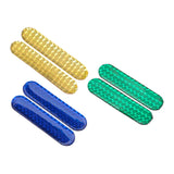 Maxbell 2 Pieces Car Reflective Sticker Auto Reflector Stickers for Pickup Yellow