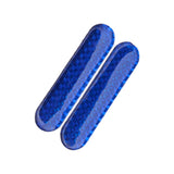 Maxbell 2 Pieces Car Reflective Sticker Auto Reflector Stickers for Pickup Blue