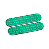 Maxbell 2 Pieces Car Reflective Sticker Auto Reflector Stickers for Pickup Green