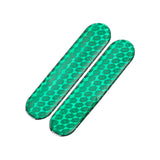 Maxbell 2 Pieces Car Reflective Sticker Auto Reflector Stickers for Pickup Green