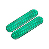 Maxbell 2 Pieces Car Reflective Sticker Auto Reflector Stickers for Pickup Green