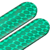 Maxbell 2 Pieces Car Reflective Sticker Auto Reflector Stickers for Pickup Green