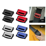 Maxbell Car Automobile Seat Safety Belt Clip Stopper Adjuster Comfortable Durable Black