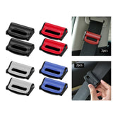 Maxbell Car Automobile Seat Safety Belt Clip Stopper Adjuster Comfortable Durable Black